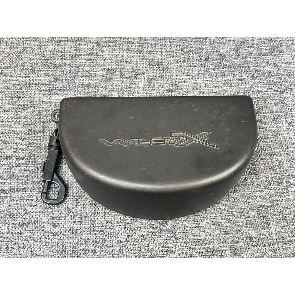 Wiley X Sunglass Black Hard Case with Clip (case only)